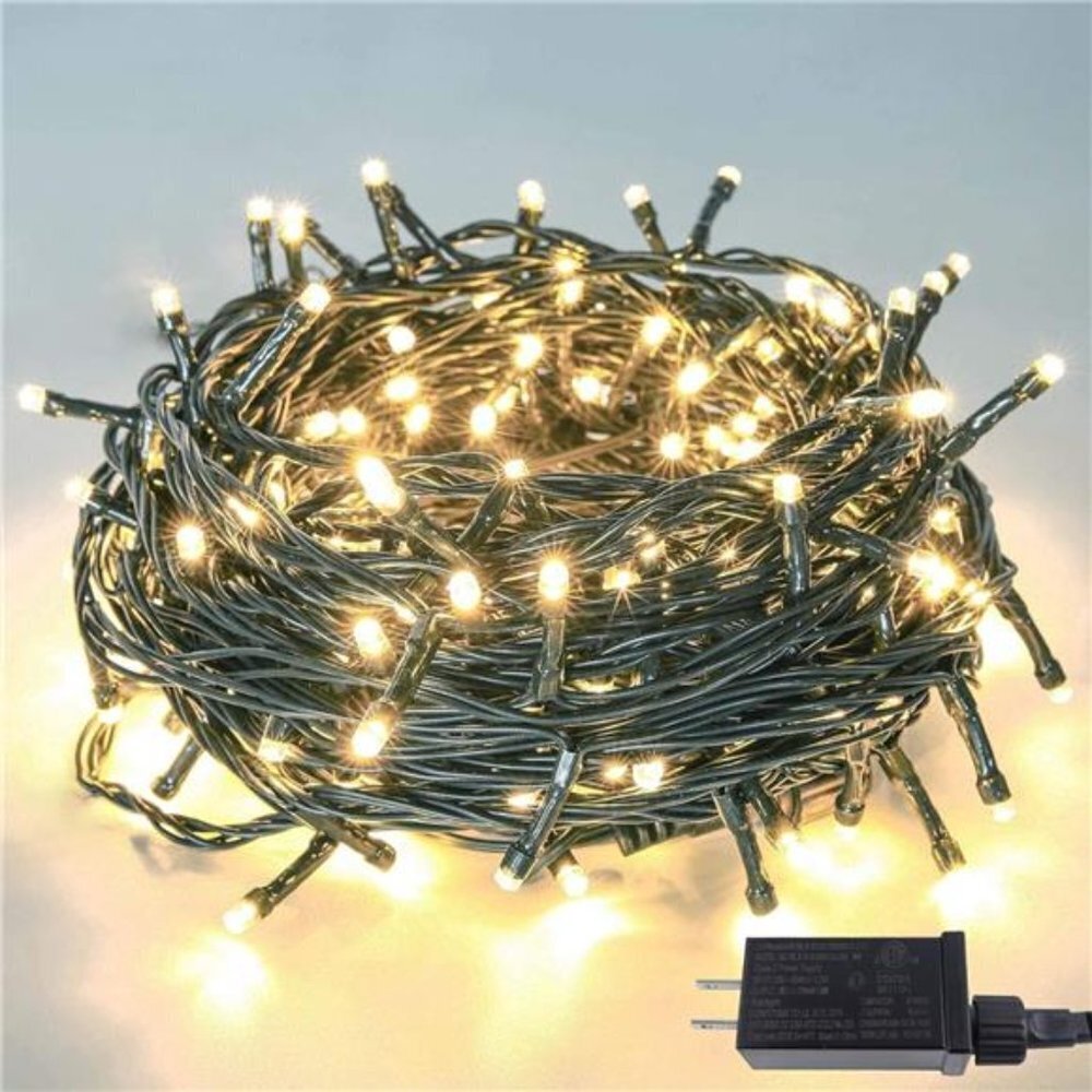 82FT 200 LED Christmas String Lights Outdoo, Timer & Memory Function & 8